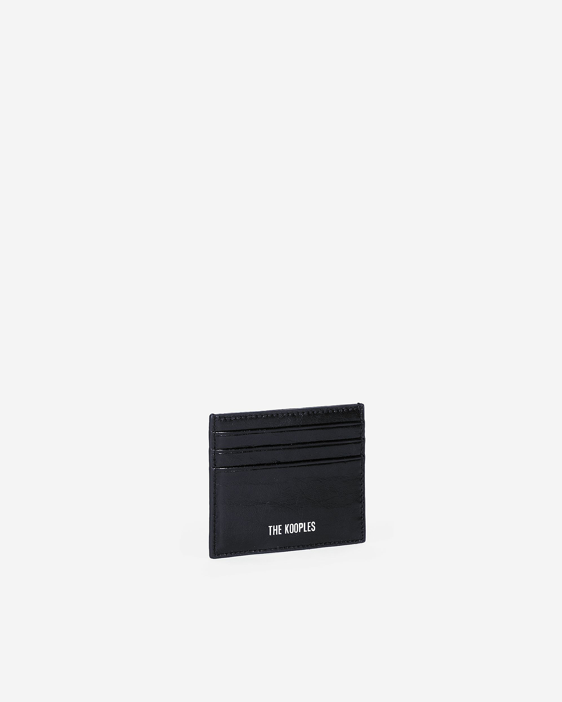 Amelia black leather card case