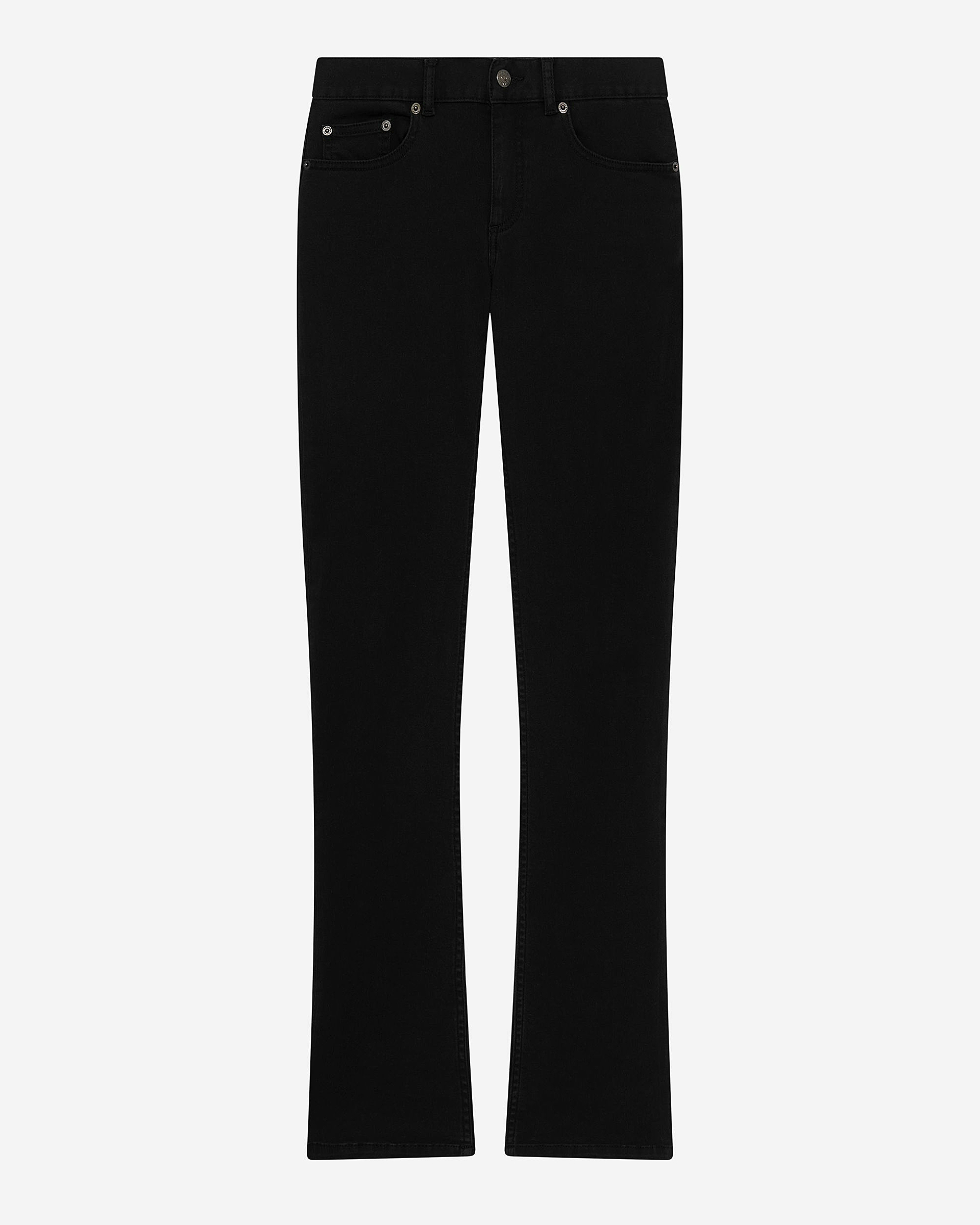 Black long slim jeans