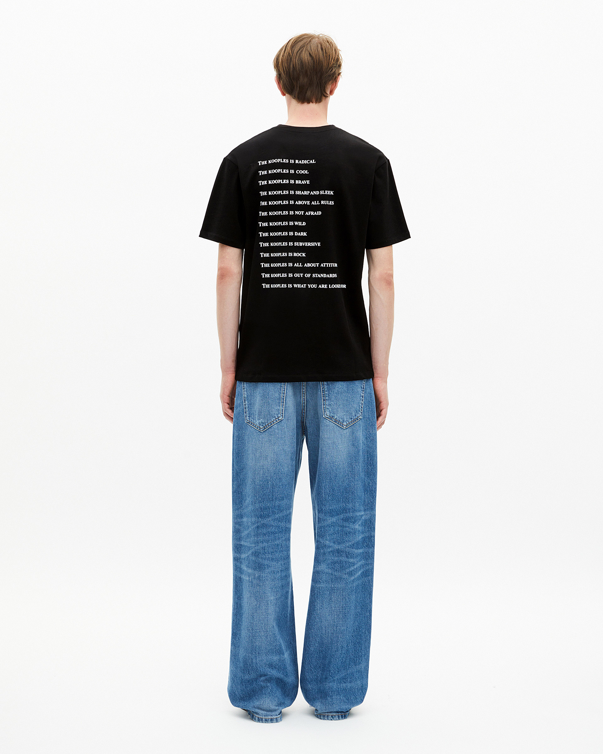 What is black rhinestone T-shirt