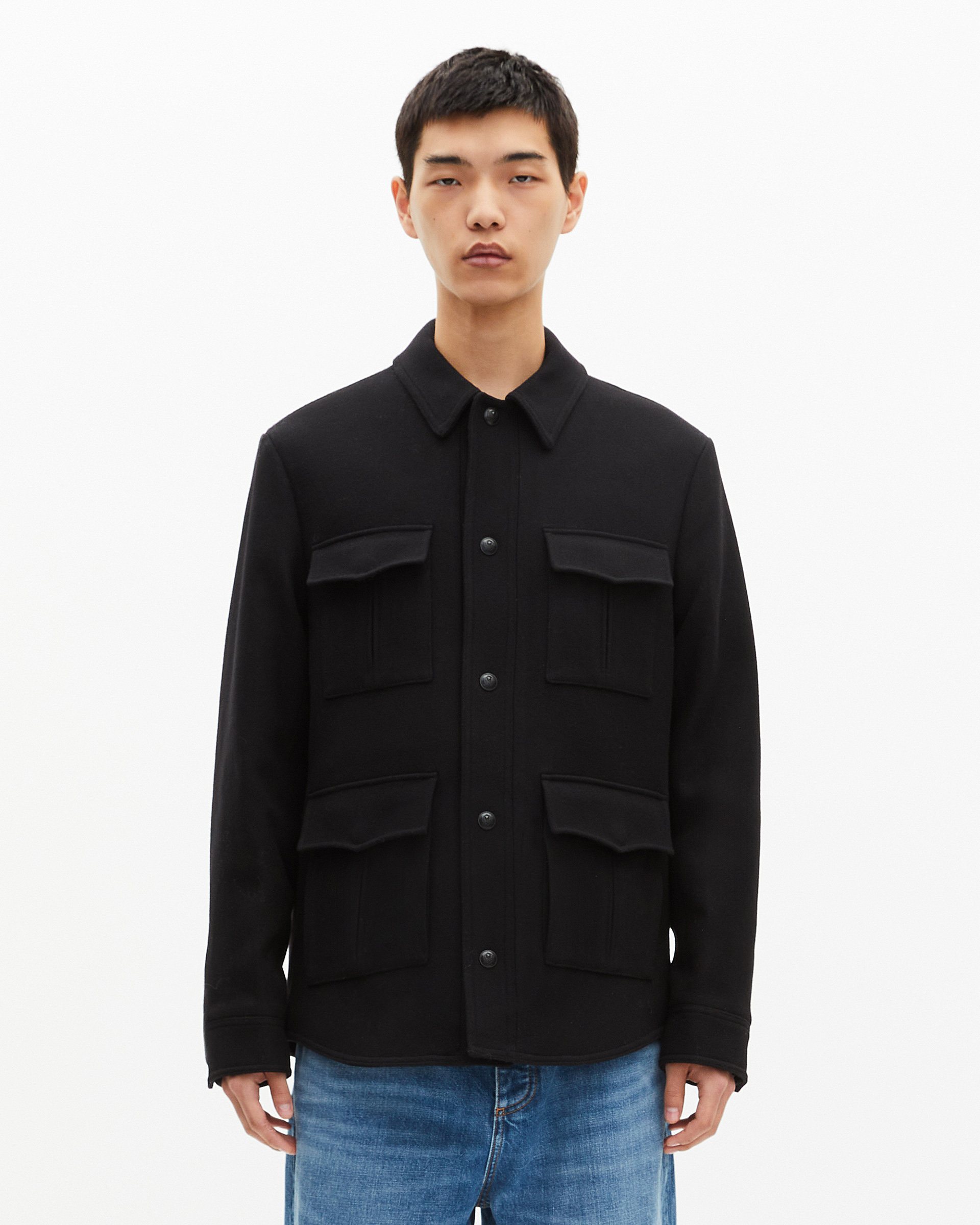 Black overshirt