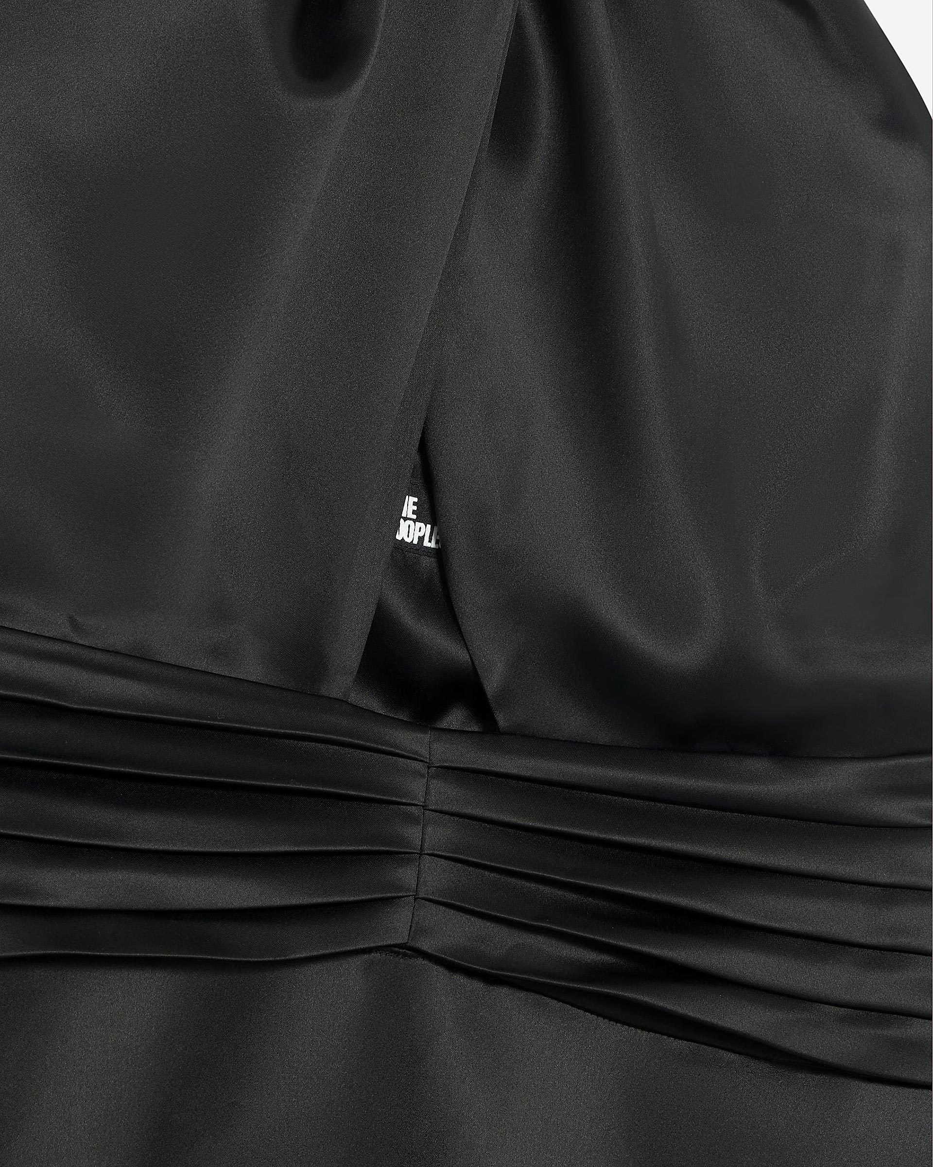 Black sleeveless maxi dress
