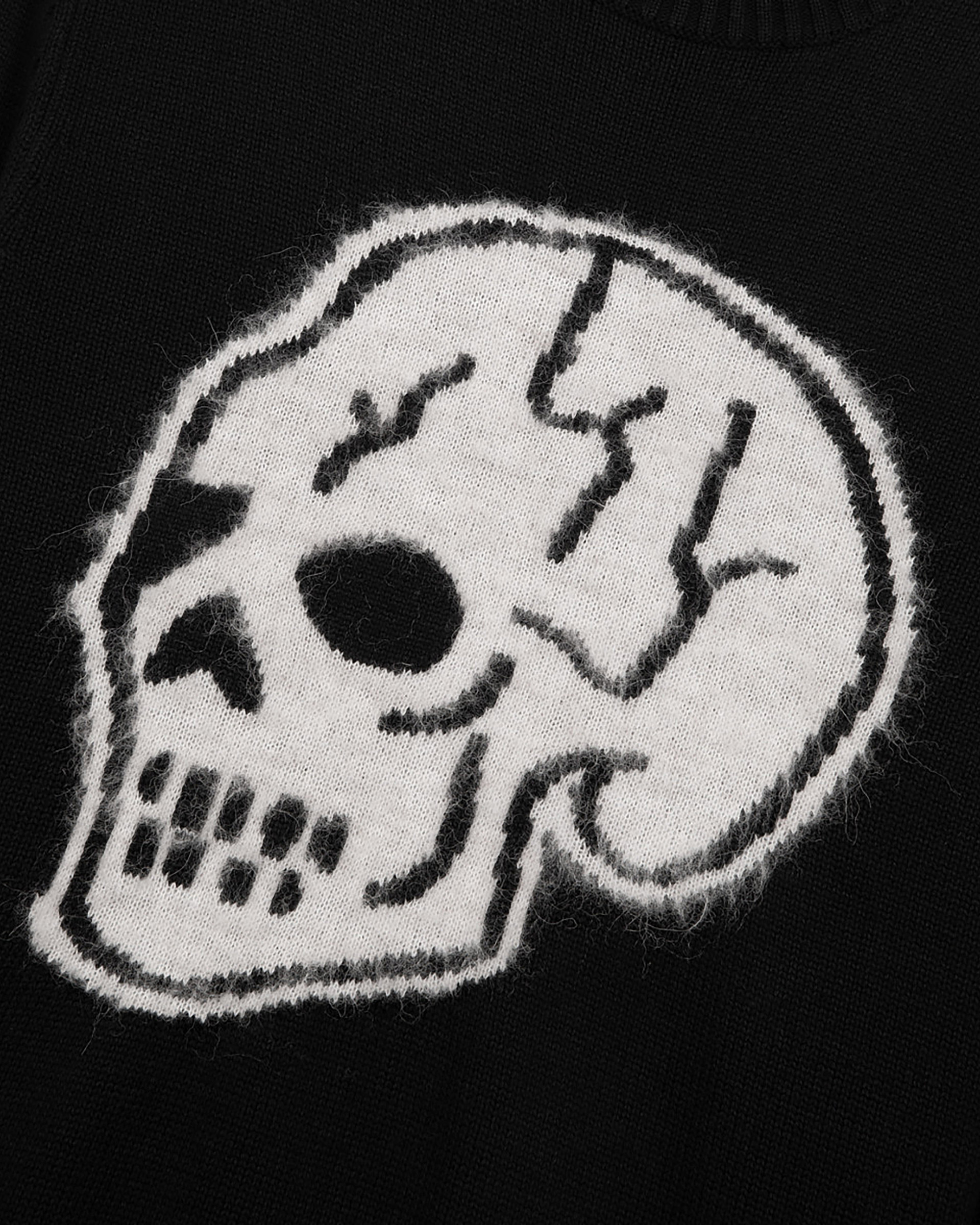 Black Skull Sweater