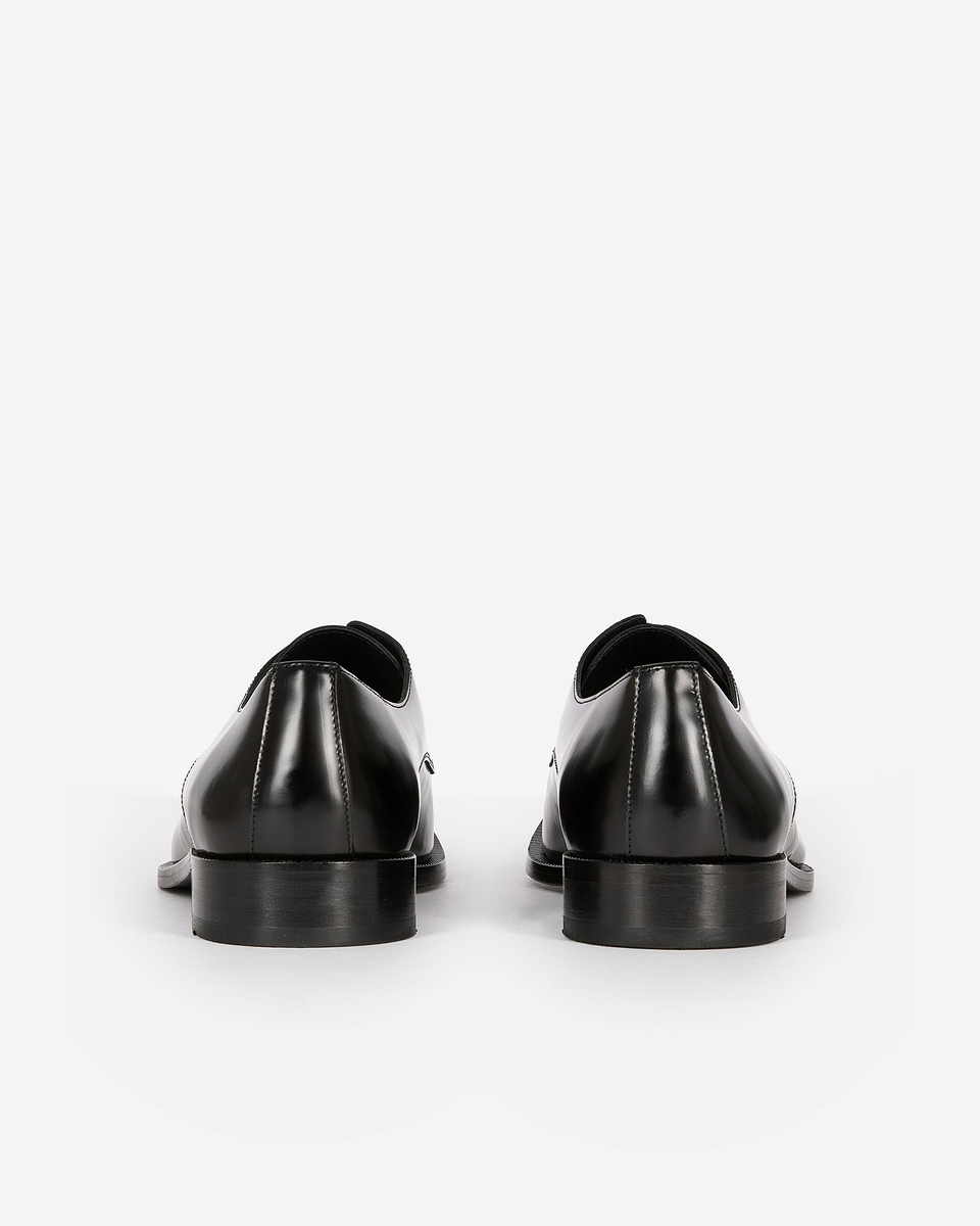 Black leather Derbies
