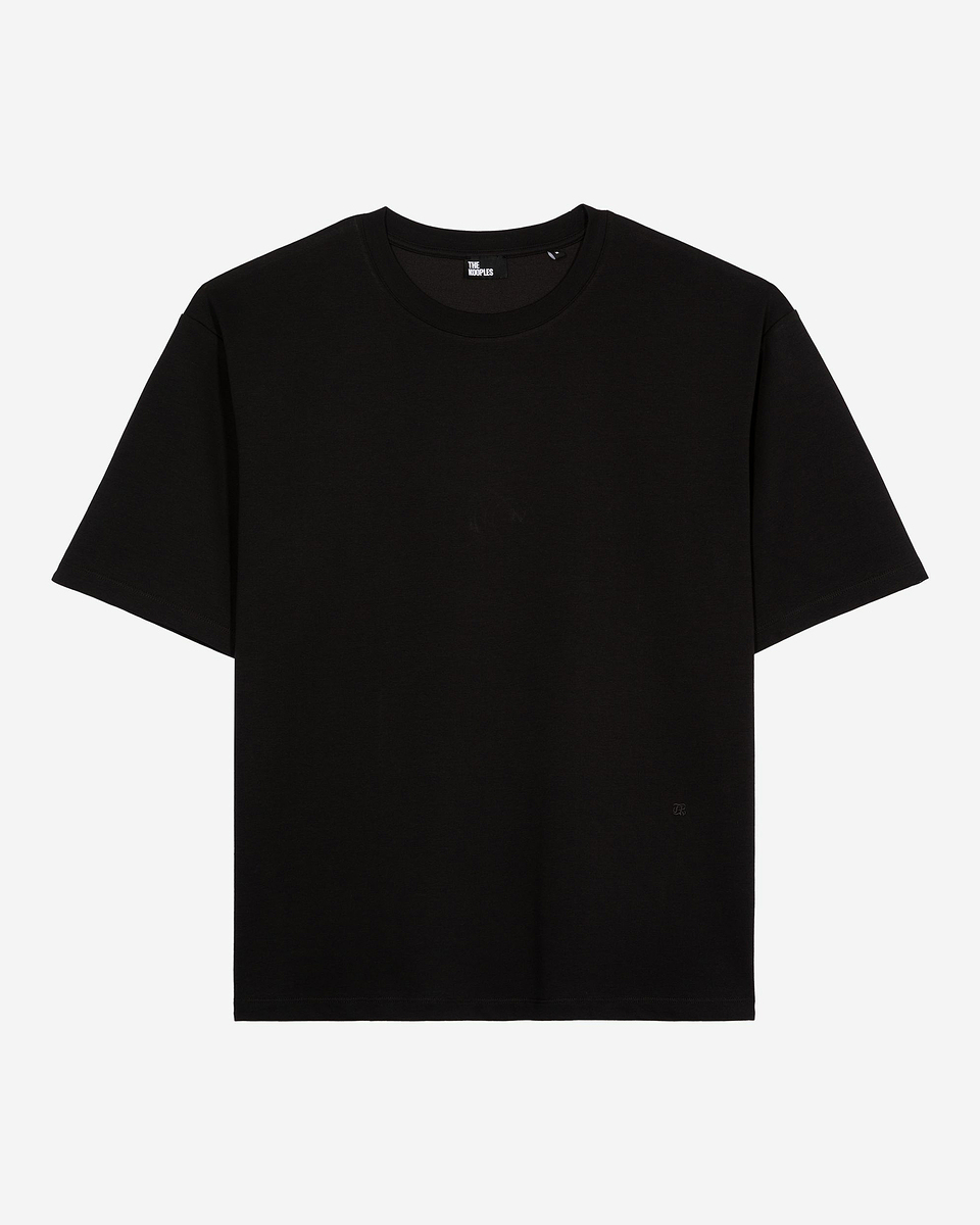 Mixed T-shirt large plain black