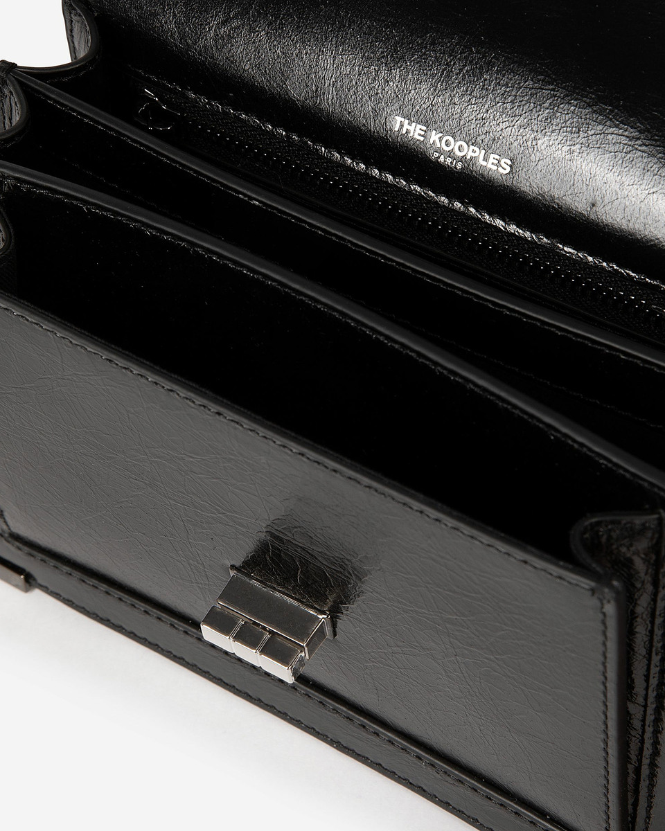 Emily small bag in black leather