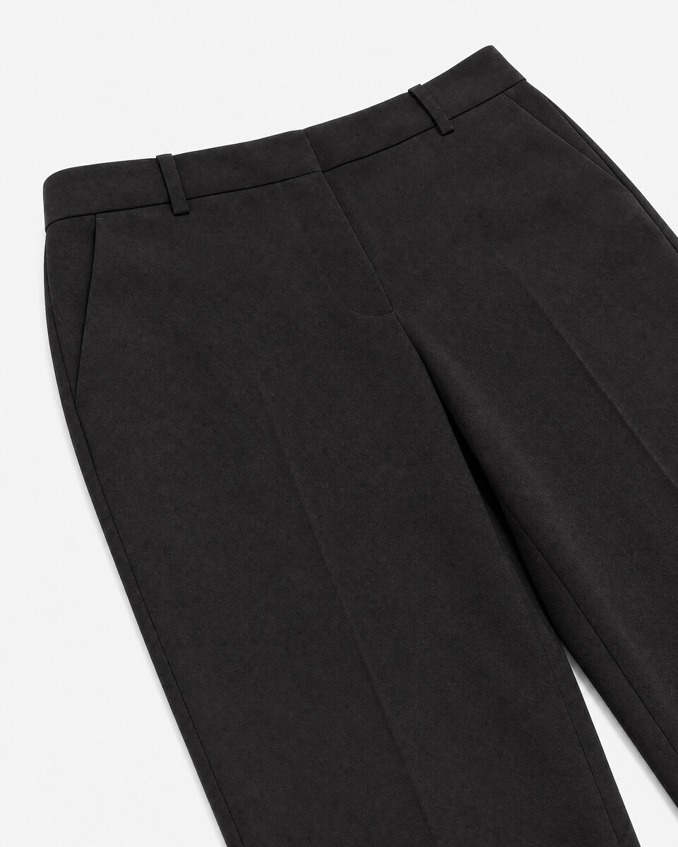 Tailored black wool pants