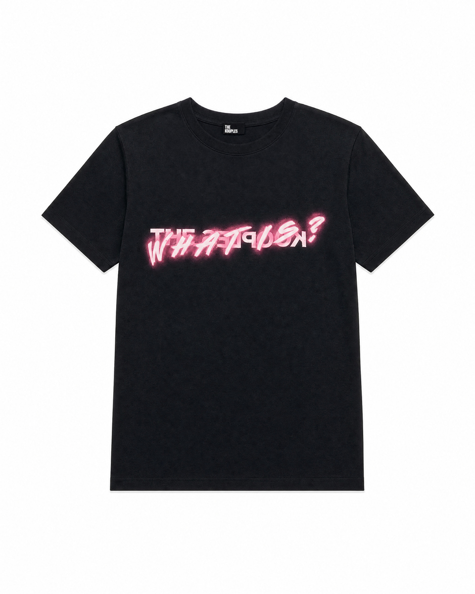 What Is neon black T-shirt
