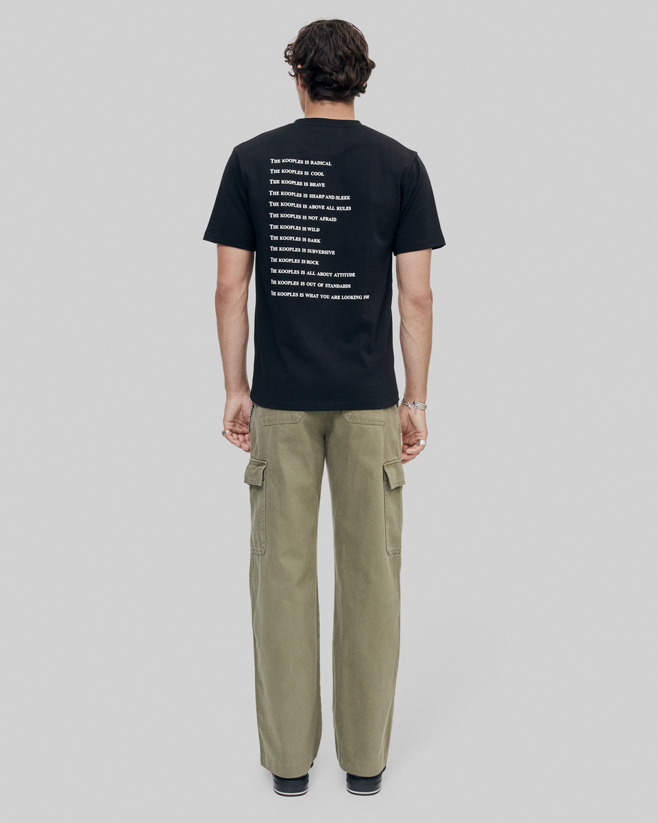 What Is neon black T-shirt