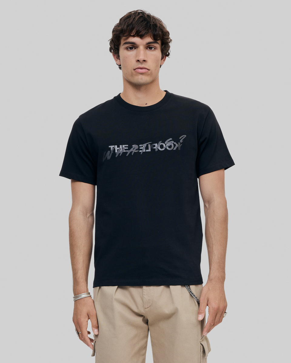 Black 'What Is' T-shirt