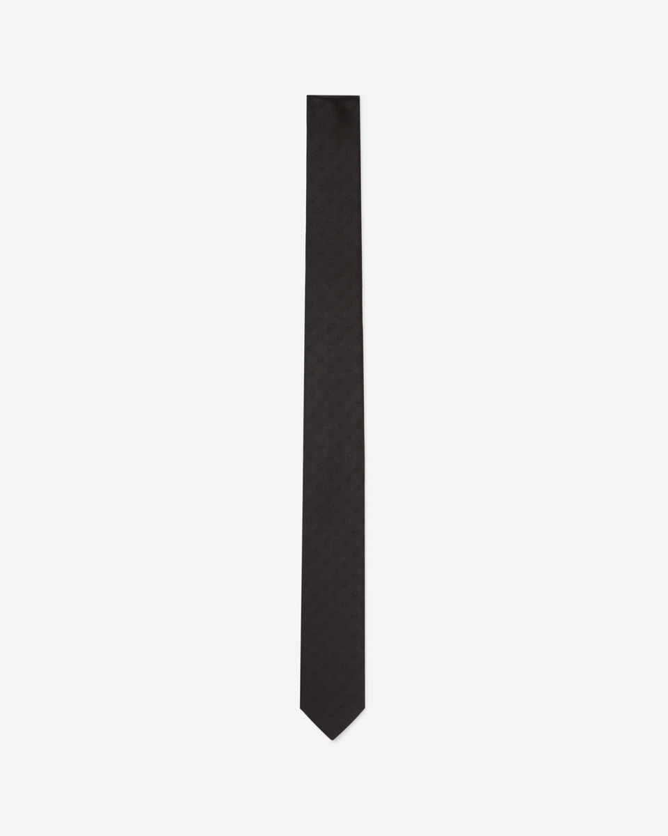 Black silk tie