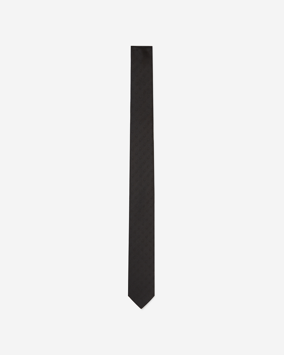 Black silk tie