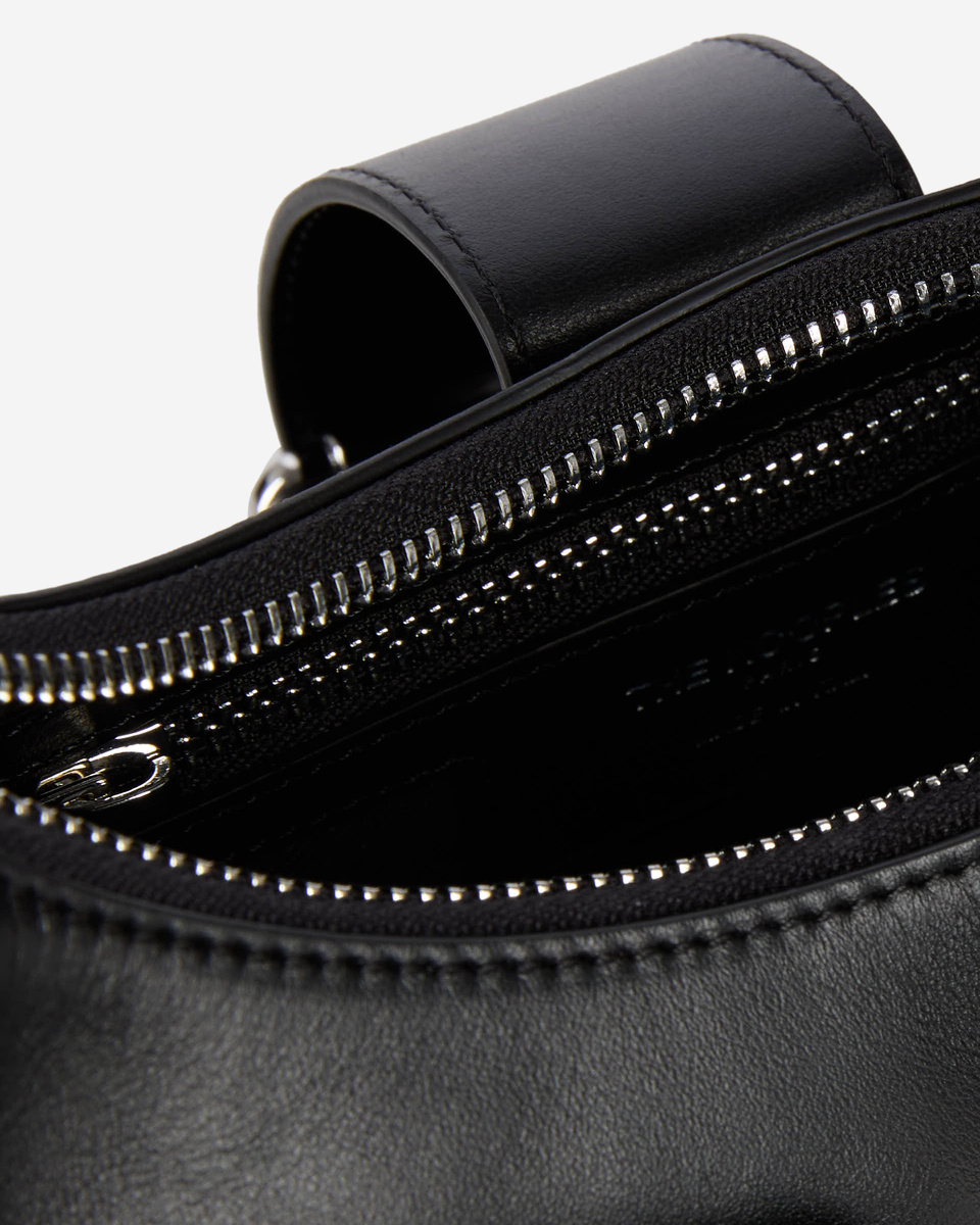 Amelia bag in smooth black leather