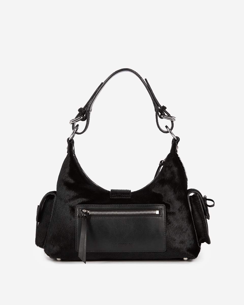 Amelia bag in black foal effect