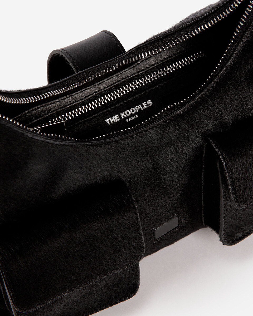 Amelia bag in black foal effect