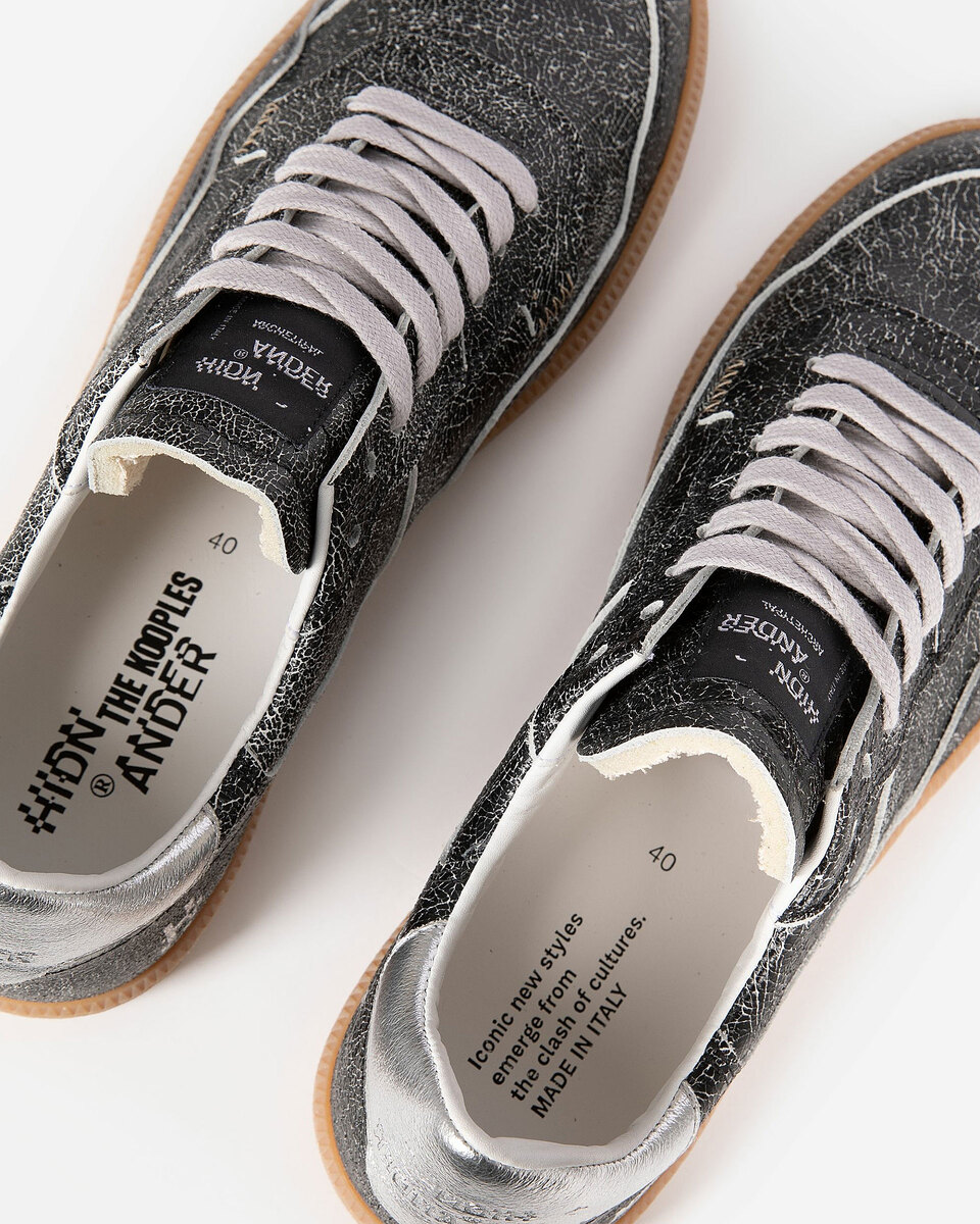 The Kooples X Hidn-Ander low sneakers, black