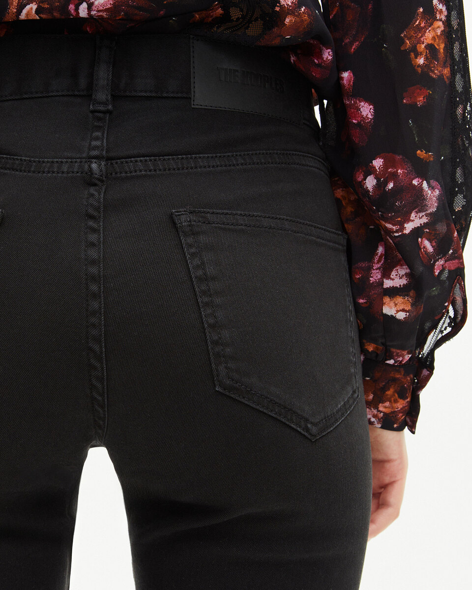 Black long slim jeans