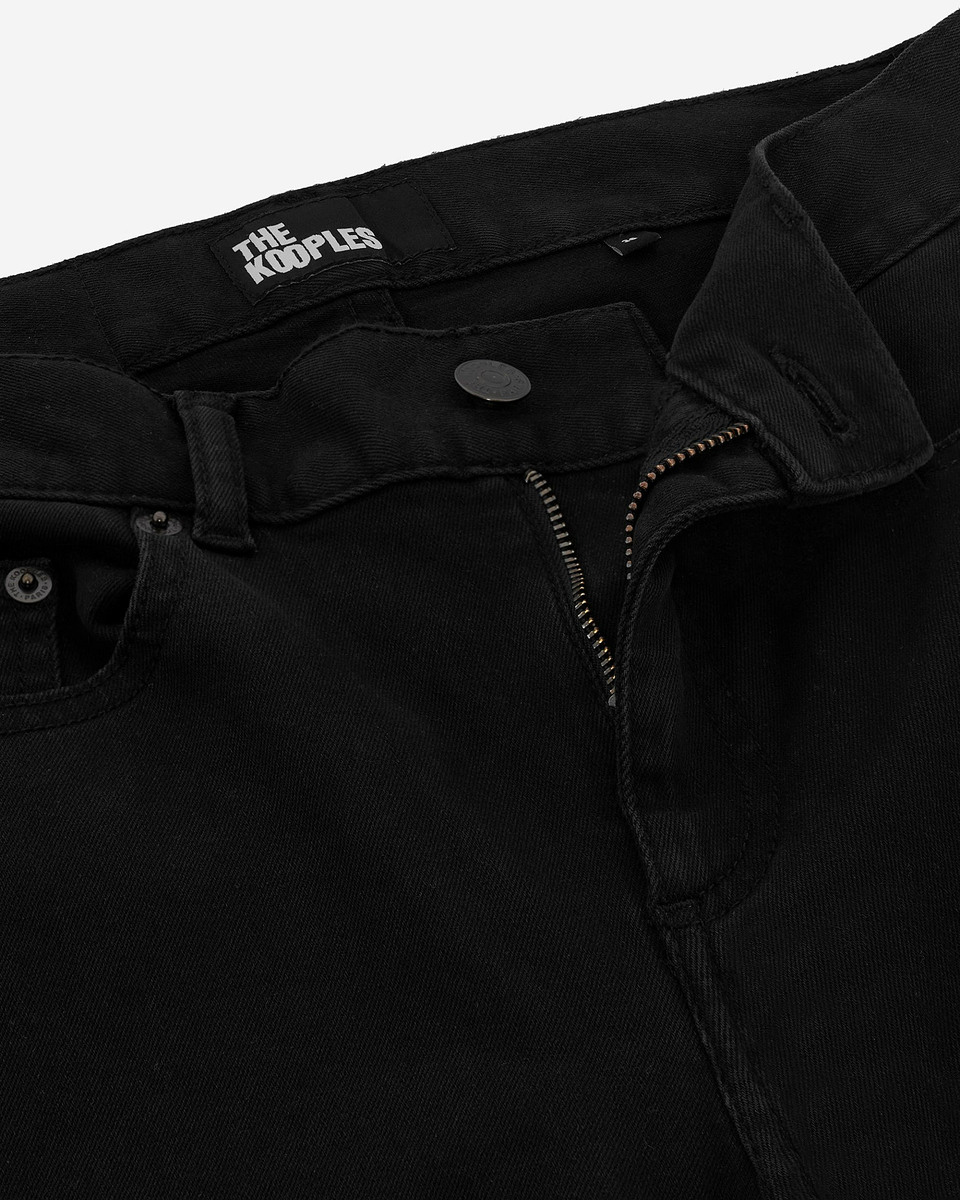 Black long slim jeans