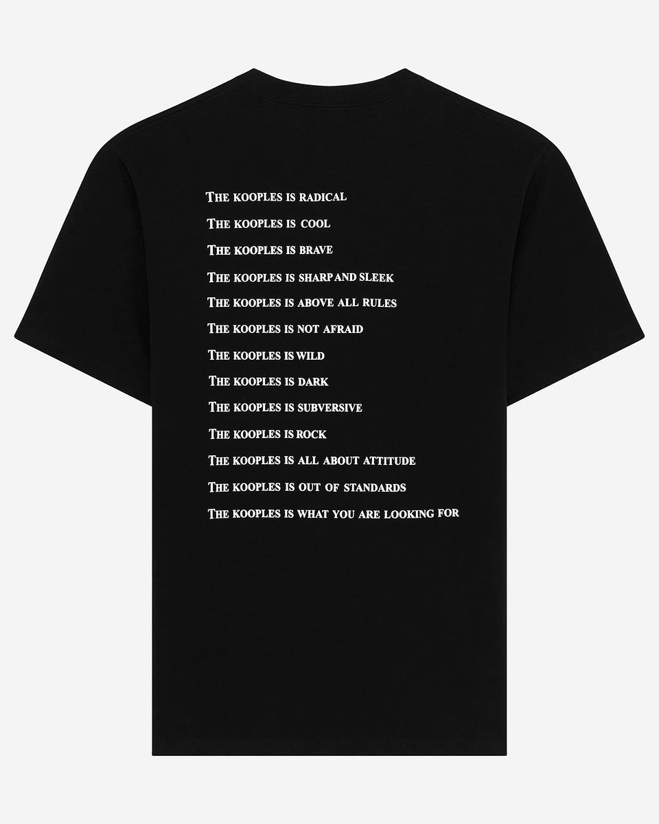 What is black rhinestone T-shirt