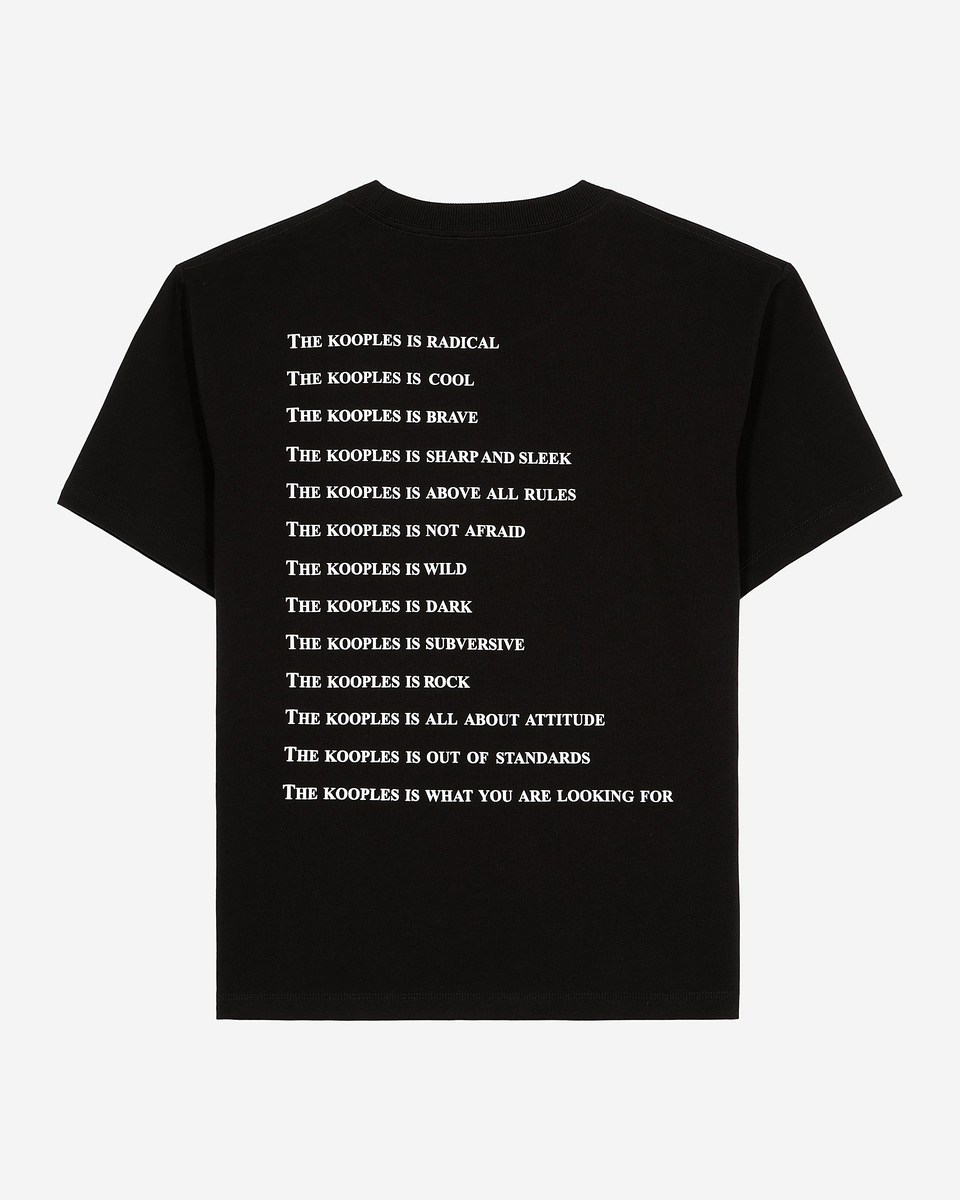 What is black rhinestone T-shirt