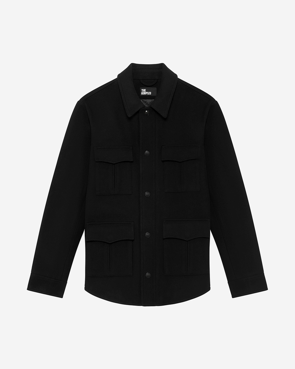 Black overshirt