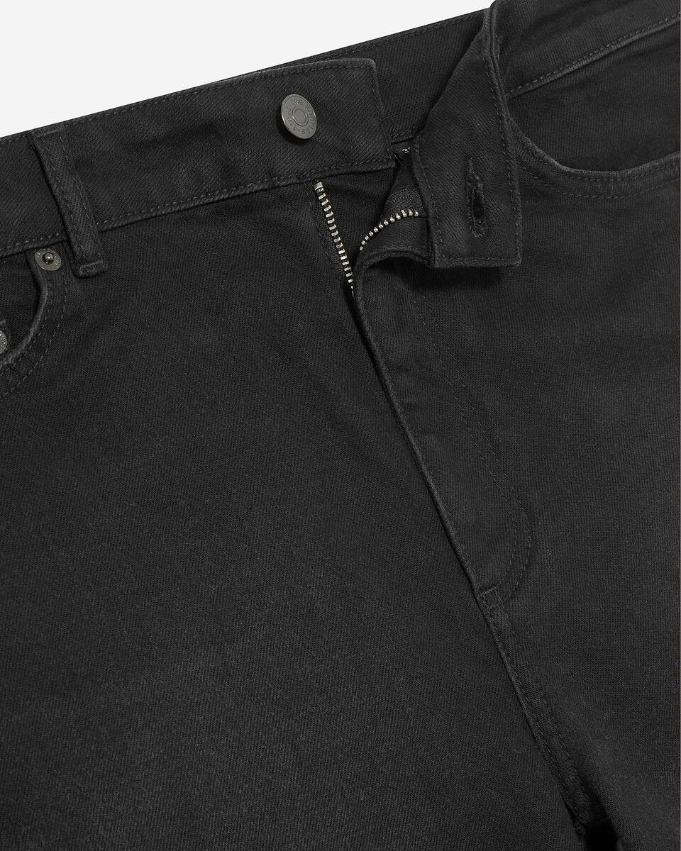 Black wide-leg jeans