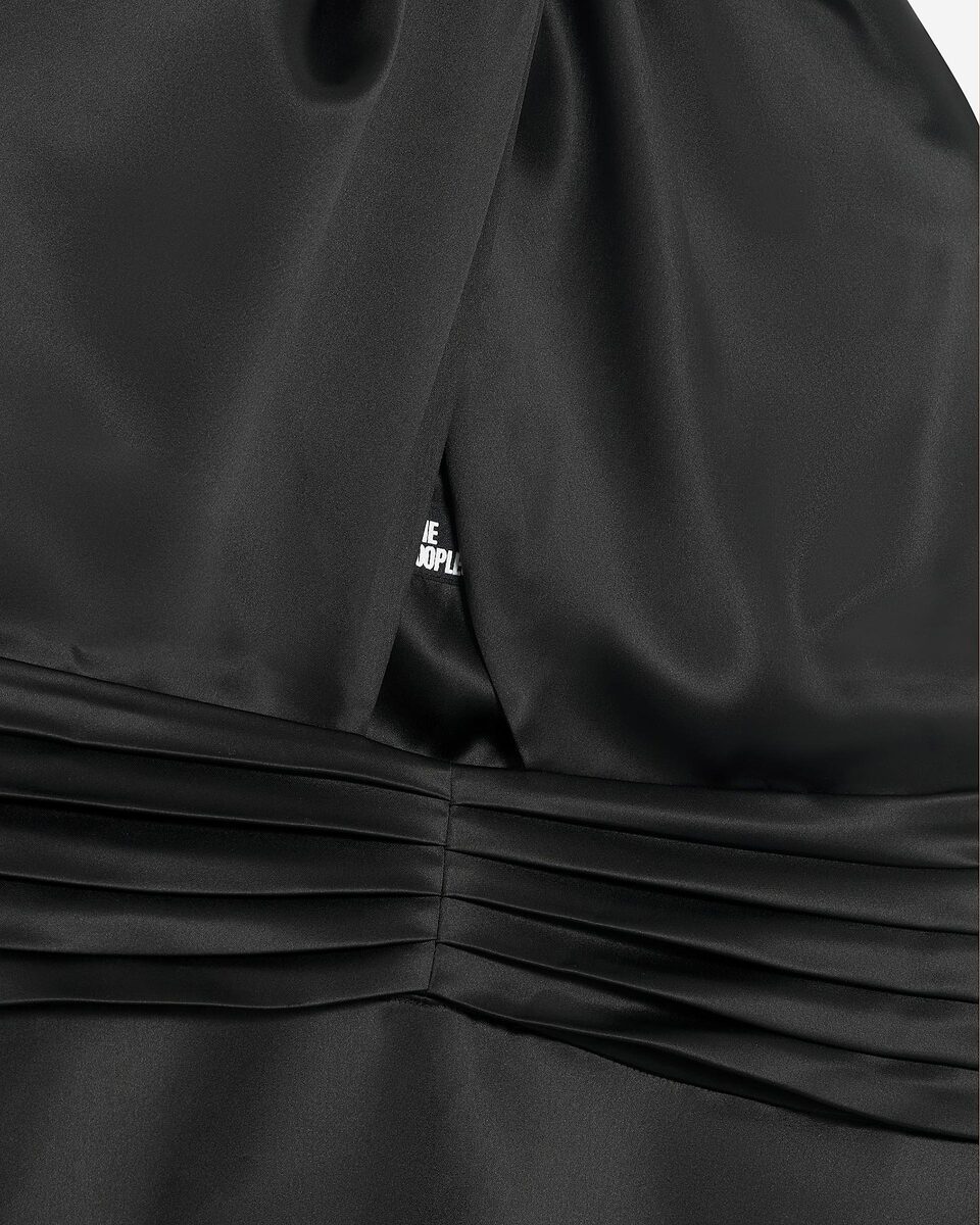 Black sleeveless maxi dress