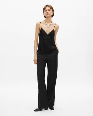 Black lace camisole