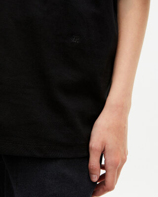 Mixed T-shirt large plain black