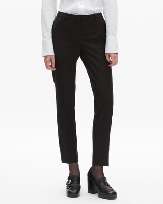 Tailored black wool pants