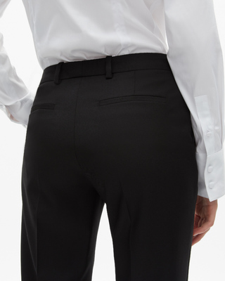 Tailored black wool pants