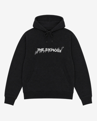 'What Is' Hoodie with Black Rhinestones
