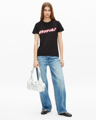 What Is neon black T-shirt