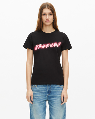 What Is neon black T-shirt
