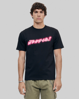 What Is neon black T-shirt