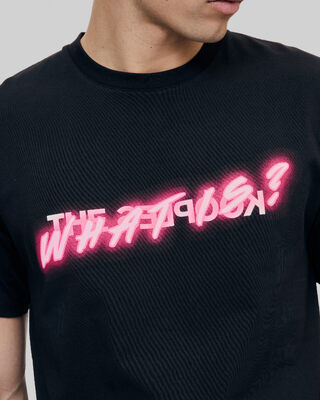 What Is neon black T-shirt