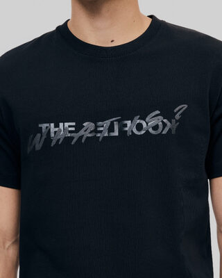 Black 'What Is' T-shirt