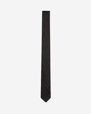 Black silk tie