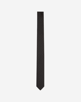 Black silk tie