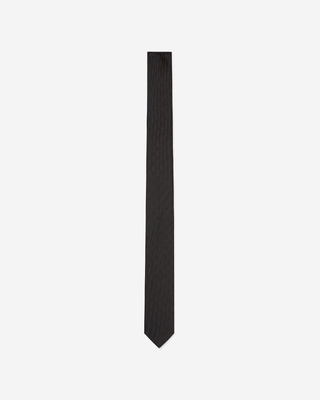 Black silk tie