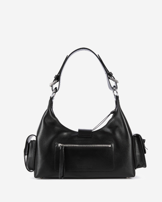 Amelia bag in smooth black leather