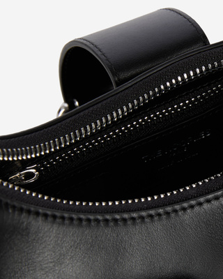 Amelia bag in smooth black leather