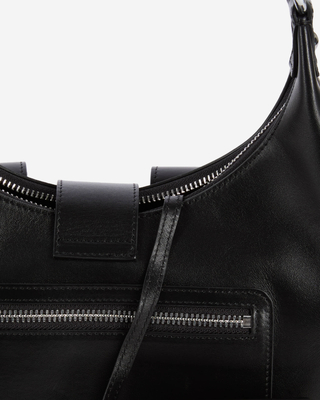 Amelia bag in smooth black leather