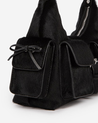Amelia bag in black foal effect