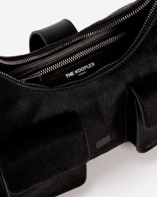 Amelia bag in black foal effect
