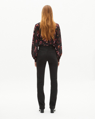 Black long slim jeans
