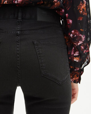 Black long slim jeans