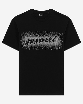 What is black rhinestone T-shirt