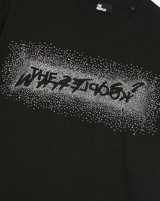 What is black rhinestone T-shirt