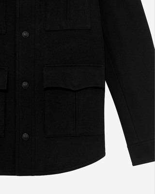 Black overshirt