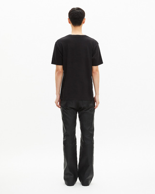 T-shirt with black screen print
